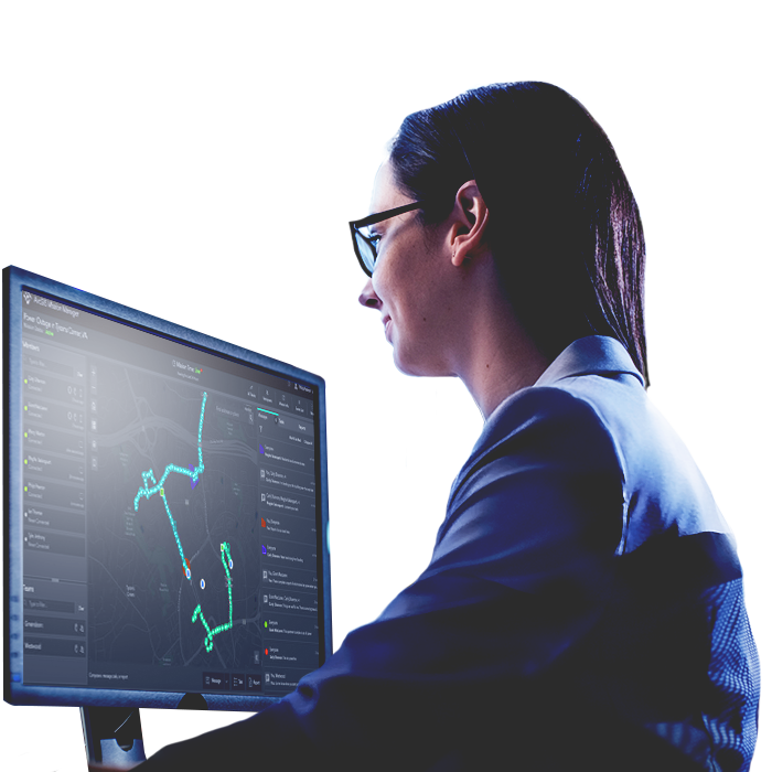 Three young professionals in a discussion while working on a laptop