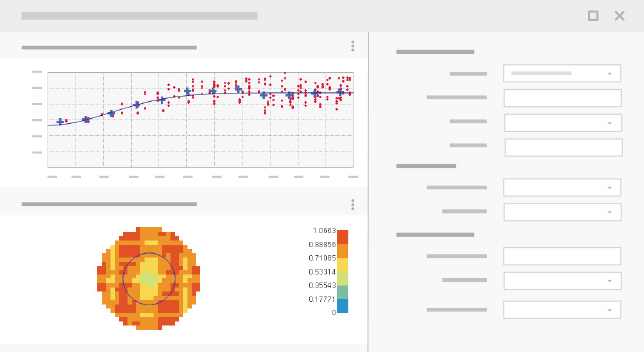 A graphic of the geostatistical wizard interface