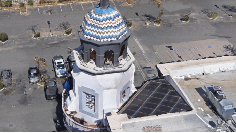 A 3D textured mesh created by ArcGIS Drone2Map Advanced