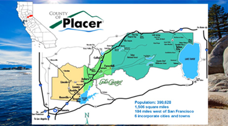 County of Placer map