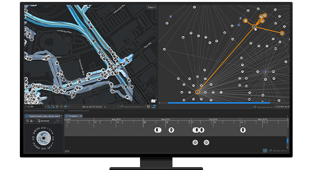 Map with incident analysis