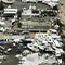 Docks, boats, and structures on the coast of Philadelphia destroyed by Hurricane Sandy