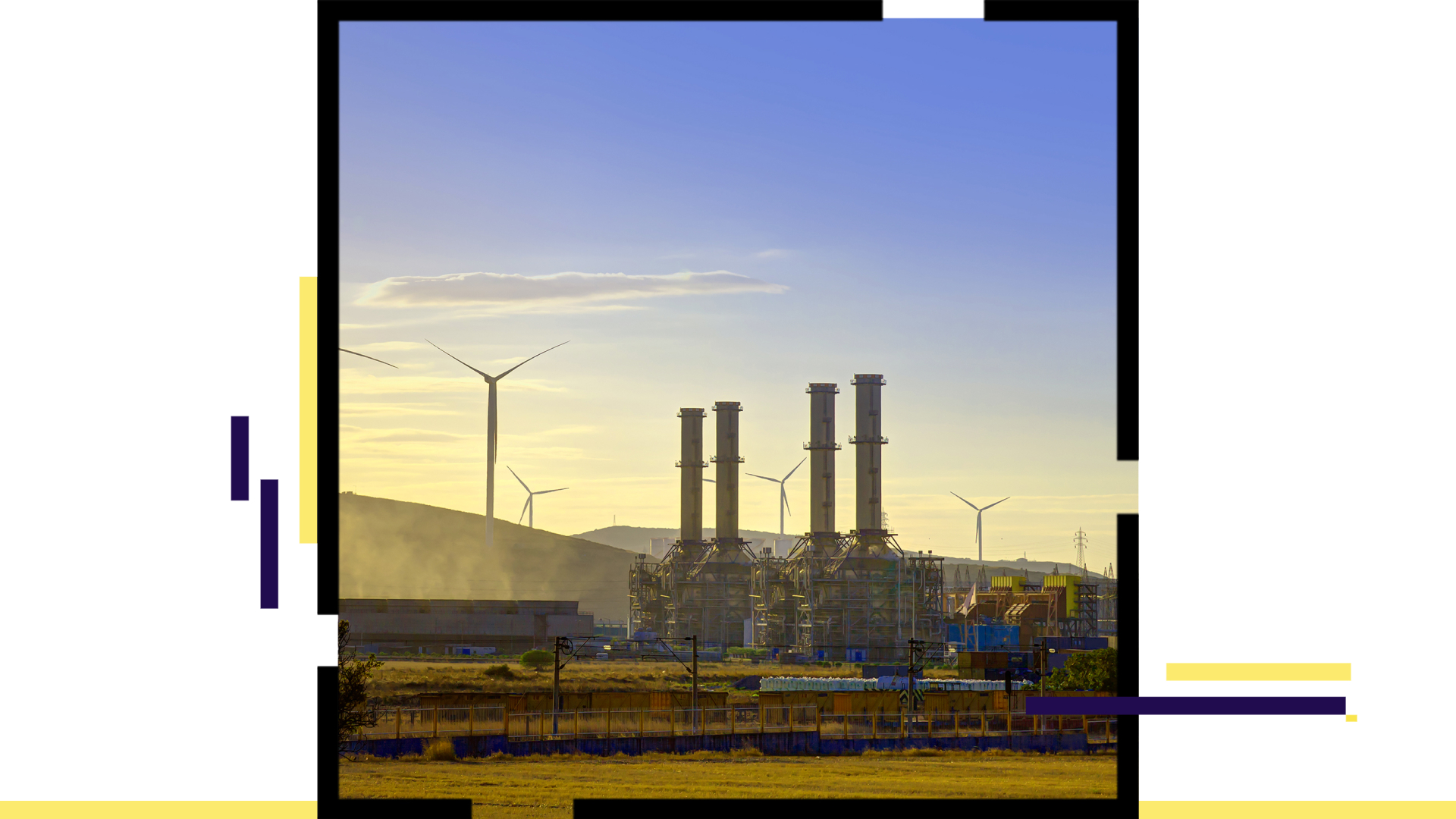 Utility infrastructure including windmills