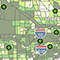 A map showing lending inside the Houston Assessment Area by Regions Bank's Peer Banks
